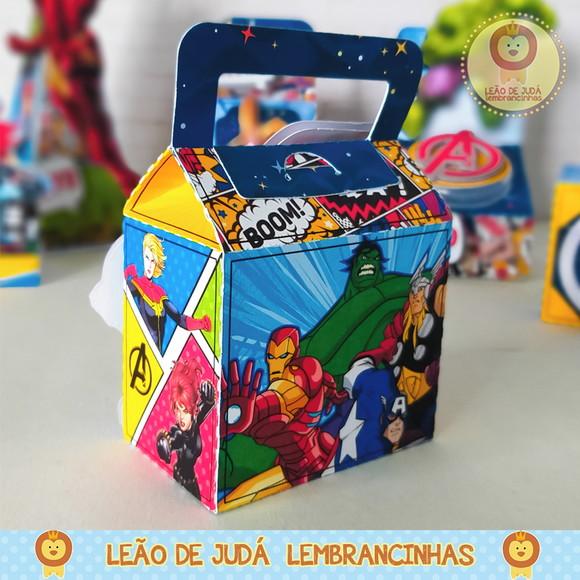 Caixinha Para Festa Tema Vingadores