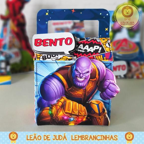 Caixinha Para Festa Tema Vingadores