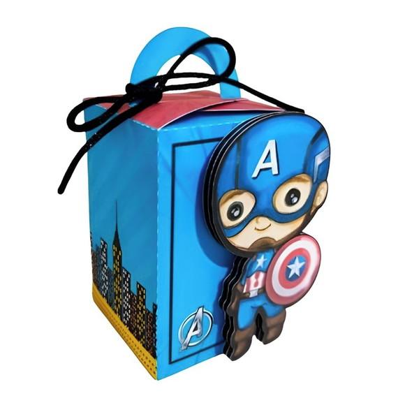 Caixinha para Festa Tema Vingadores