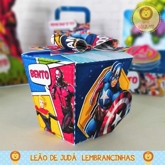 Caixinha Para Festa Tema Vingadores