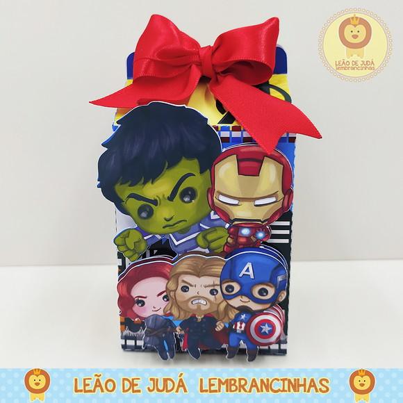 Caixinha Para Festa Tema Vingadores