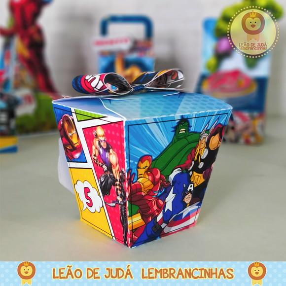 Caixinha Para Festa Tema Vingadores
