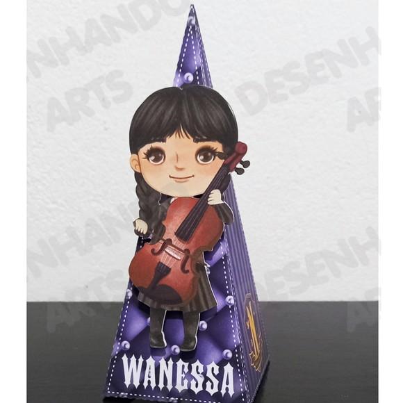 Caixinha para Festa Tema Wandinha