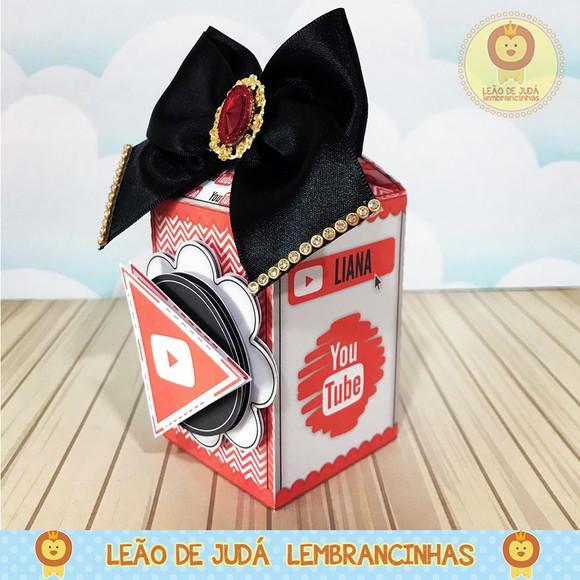 Caixinha para festa tema you tube