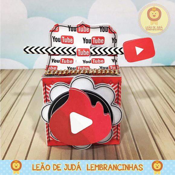 Caixinha para festa tema you tube
