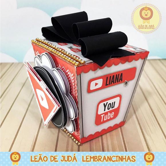 Caixinha para festa tema you tube