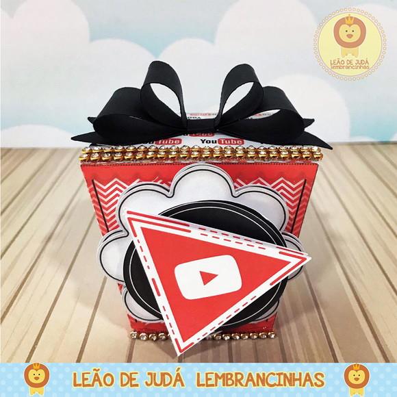 Caixinha para festa tema you tube