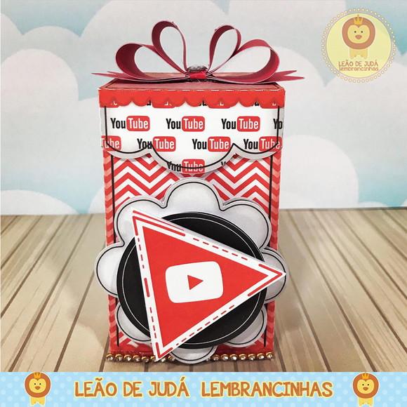 Caixinha para festa tema you tube