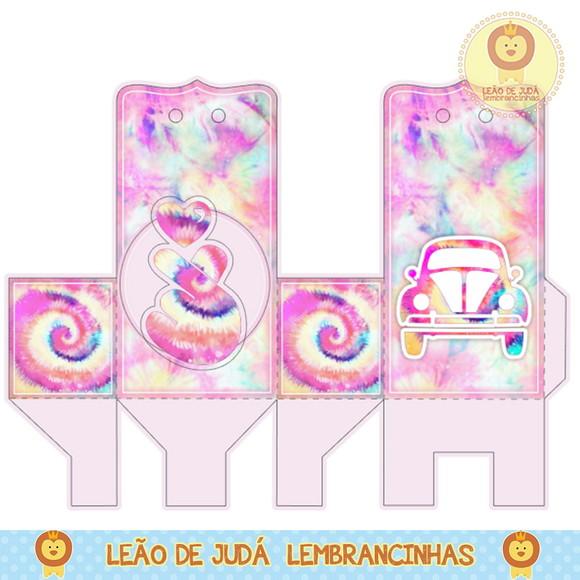 caixinha para festa tie dye