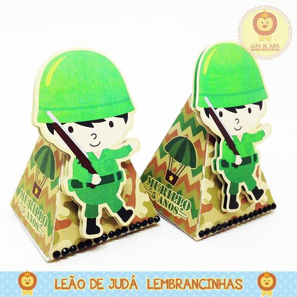 Caixinha Piramide Exercito