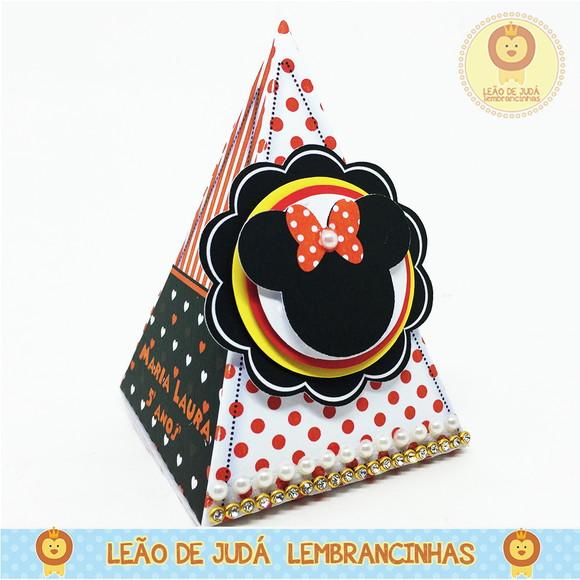Caixinha Piramide minnie modelo 2