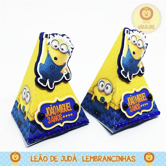 Caixinha Piramide Minions