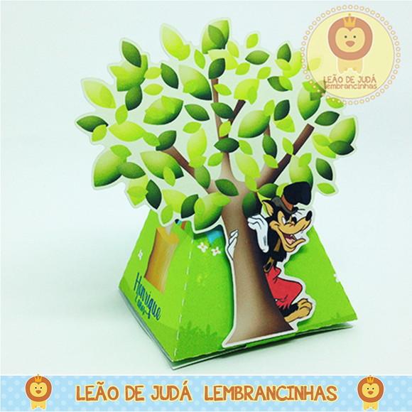 Caixinha Piramide Tema Chapeuzinho Vermelho modelo 2