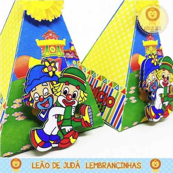 Caixinha Piramide Tema Patati Patata