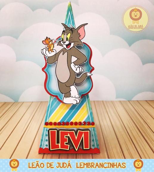 Caixinha Pirâmide Tom E Jerry