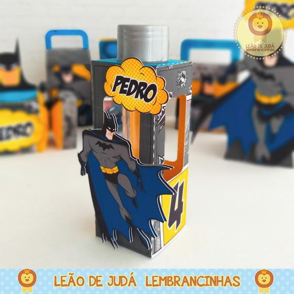 Caixinha porta tubete tema batman