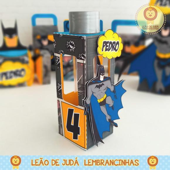 Caixinha porta tubete tema batman
