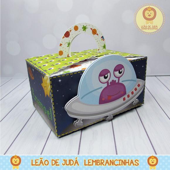 Caixinha Small tema Astronauta