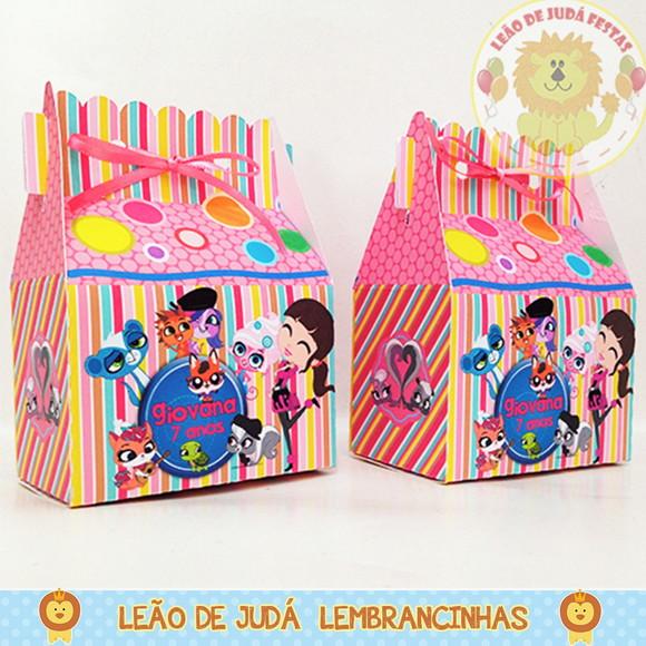 Caixinha Sorriso tema My little pet shop