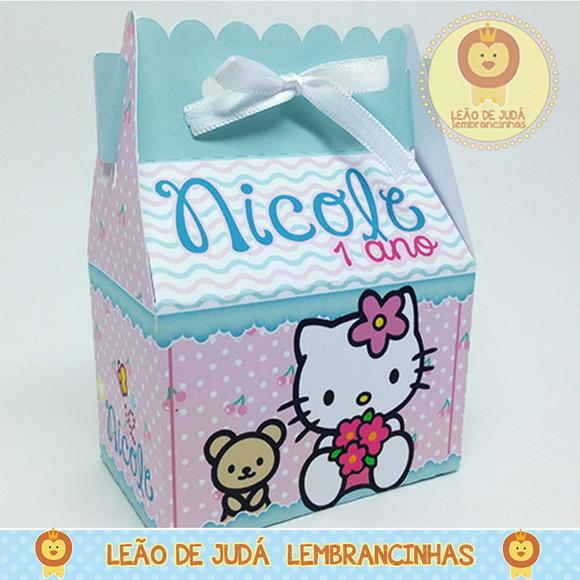 Caixinha Sorriso tema hello kitty