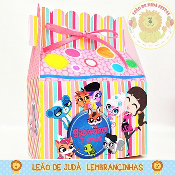 Caixinha Sorriso tema My little pet shop
