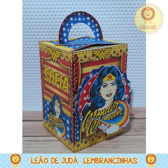 Caixinha Suécia Mulher Maravilha