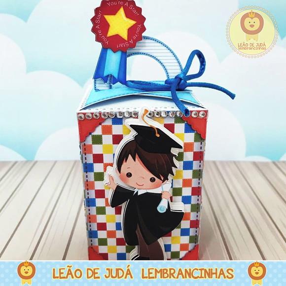 Caixinha Suécia tema Formatura