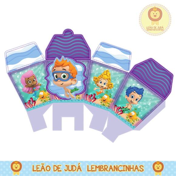 caixinha sushi bubble guppies