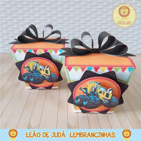 Caixinha sushi tema Blaze and the Monster Machines