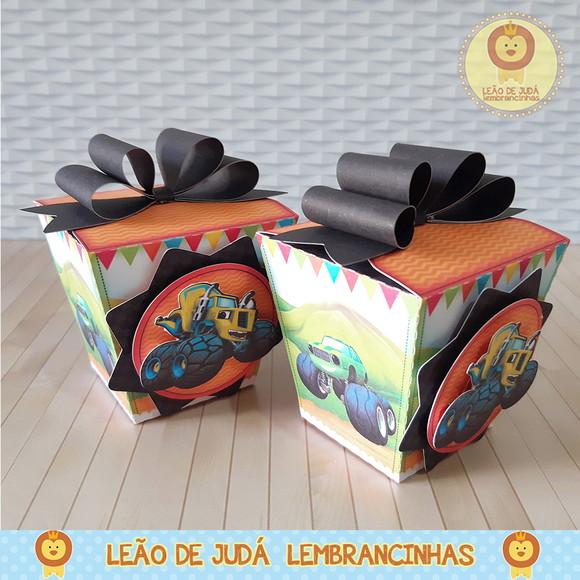 Caixinha sushi tema Blaze and the Monster Machines