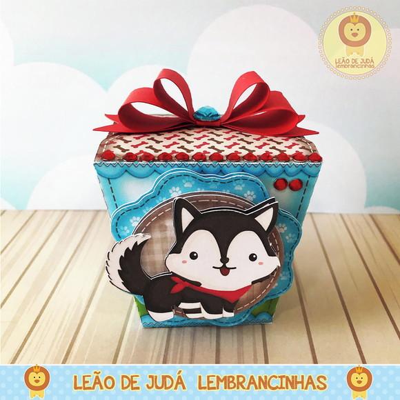 Caixinha Sushi Tema Cachorrinho