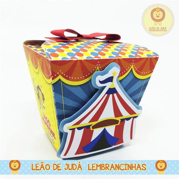 Caixinha Sushi tema circo