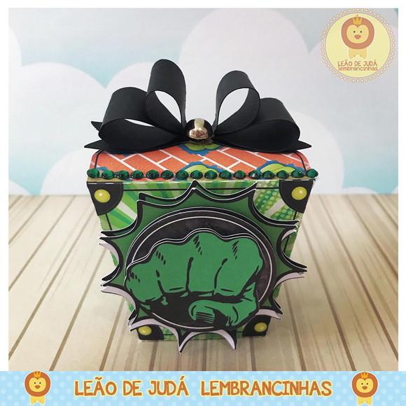 Caixinha Sushi Tema Hulk