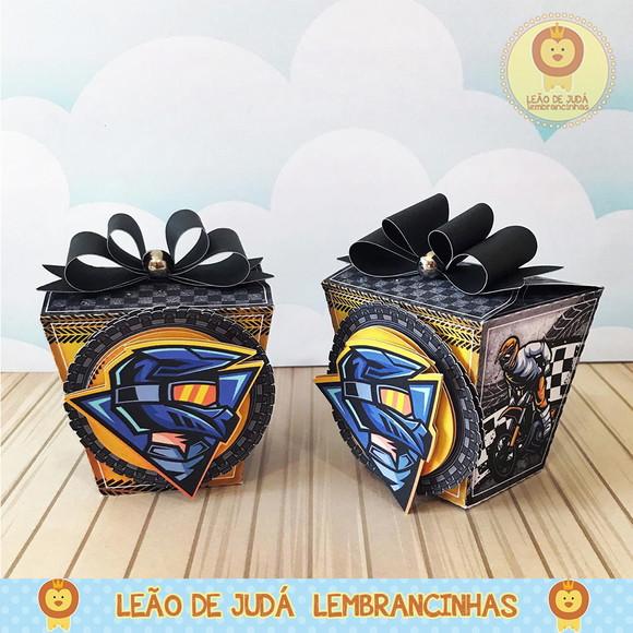 Caixinha sushi tema motocross