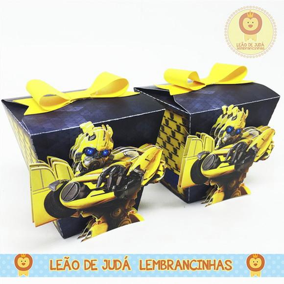 Caixinha Sushi Tema Transformers