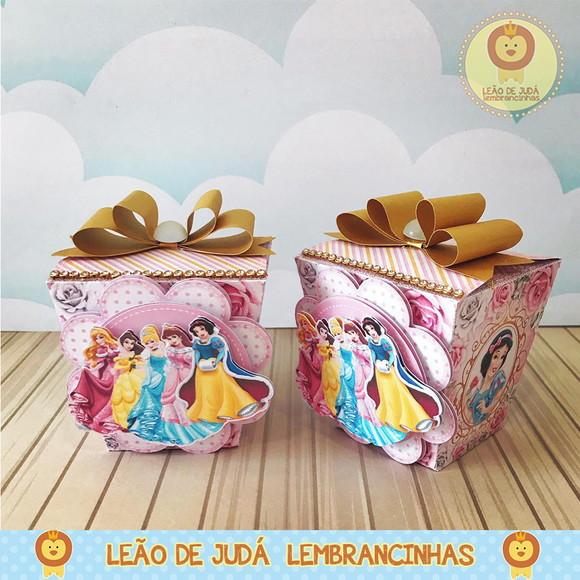 Caixinha Sushi Tema Princesas Disney