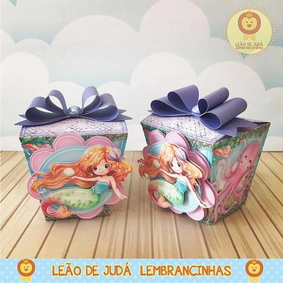 Caixinha sushi tema sereia