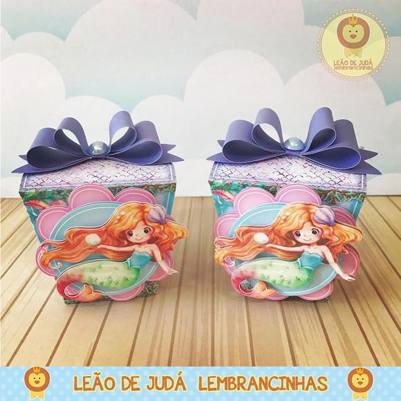 Caixinha sushi tema sereia