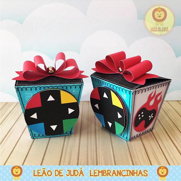 Caixinha sushi tema video game