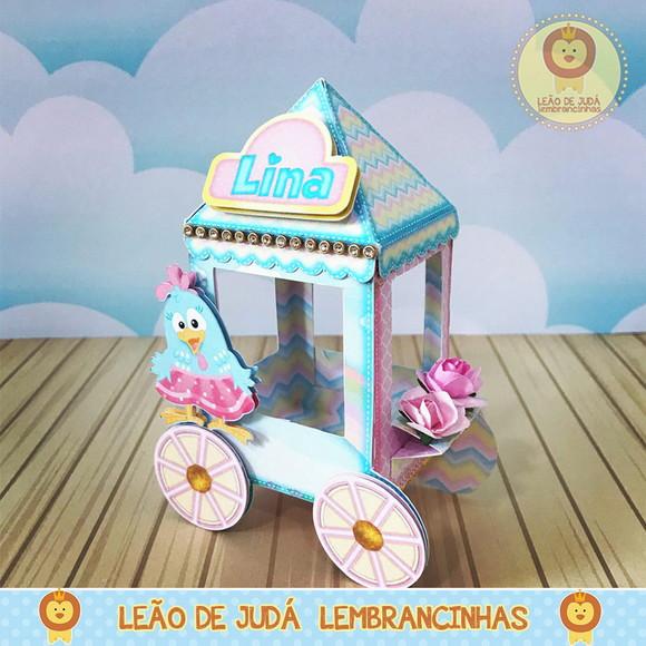 Carrinho de Pipoca tema Galinha Pintadinha