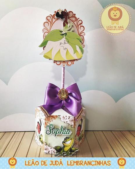 Centro De Mesa Tema A Princesa E O Sapo