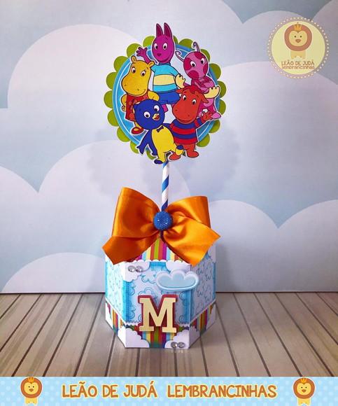 Centro De Mesa Tema Backyardigans