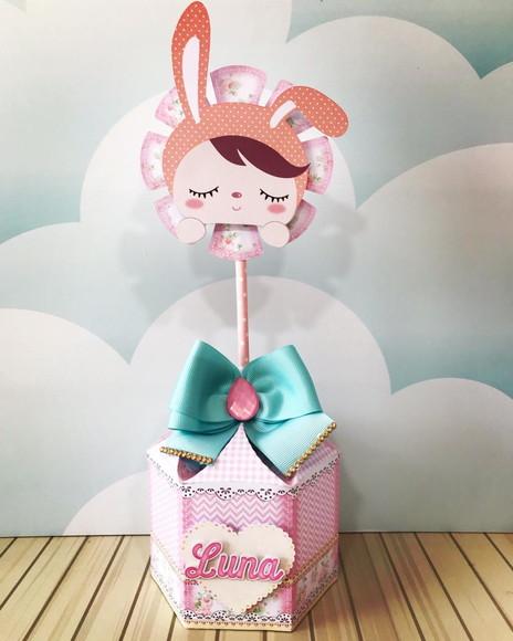 Centro de Mesa Tema Boneca Metoo Doll