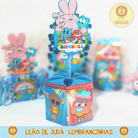 Centro de Mesa Tema Gumball