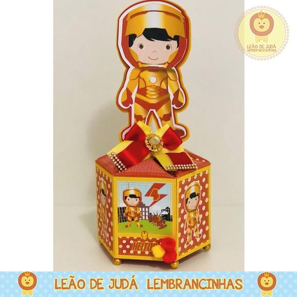 Centro De Mesa Tema Homem De Ferro