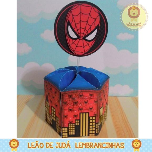Centro de Mesa Tema Homem Aranha