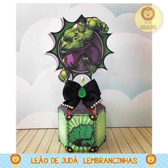 Centro de Mesa Tema Hulk