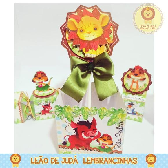 Centro De Mesa Tema Rei Leão