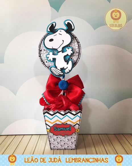 Centro de Mesa Tema Snoopy