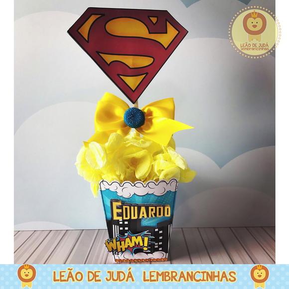 Centro De Mesa Tema Superman